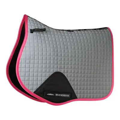 (Pony, Silver/Pink) Weatherbeeta Prime Reflective Horse Saddlepad