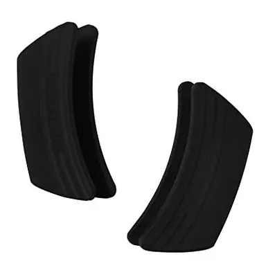 Side Handle Grips Set of Silicone Adaptable Heat resistant to 250C Black Onyx