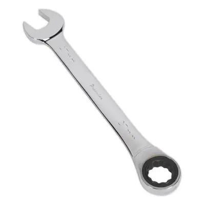 27mm Ratchet Combination Spanner - Chrome Vanadium Steel - Tooth Ratchet Ring