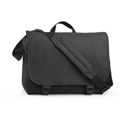 (One Size, Anthracite) BagBase Two-tone Digital Messenger Bag (Up To 15.6inch Laptop Compartment