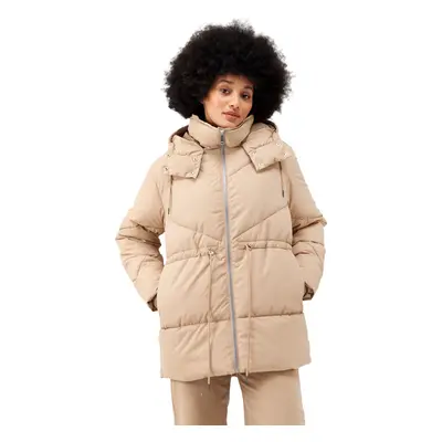 (16, Barleycorn) Regatta Womens Rurie Baffled Water Repellent Padded Jacket Coat