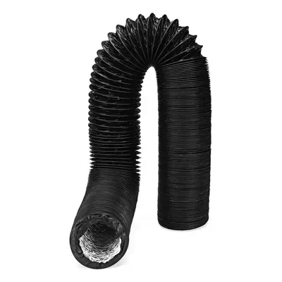 (Black) 8cm Dia 7m Long Universal Portable Air Conditioner Spare Parts Exhaust Hose Vent Tube Co