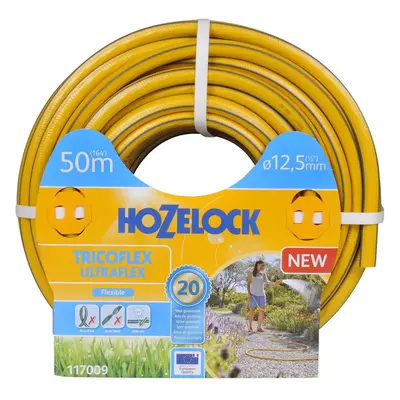 Hozelock Tricoflex Ultraflex Hose, Yellow, 12.5 mm x m