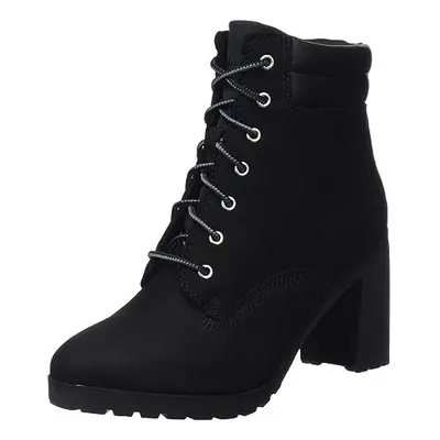 Timberland Women's MID LACE UP BOOT Fashion, Black Nubuck, 6.5 UK