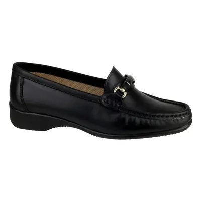 (36 EUR, Black) Cotswold Barrington Ladies Loafer Slip On Shoes