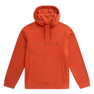 (XS, Orange) Animal Mens Louis Fleece Hoodie