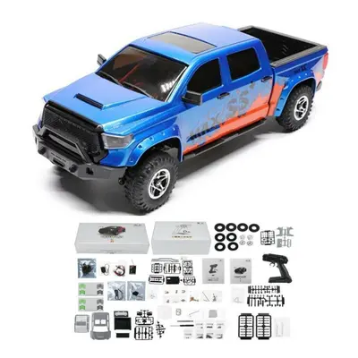 DIY RC Car Kit Unpainted Vehicles Model with Motor Servo Transmitter