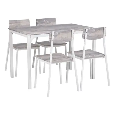 Dining Set BISMARCK Grey