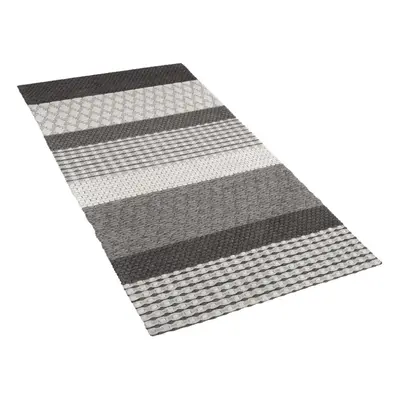 Wool Area Rug x cm Grey ZEYNE