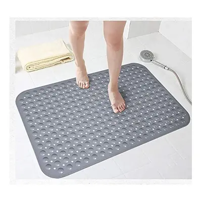 Bathsafe Extra Wide 88x58CM Non-Slip Soft Bath Mat Anti Slip TPR Shower Mat with Strong Suction 