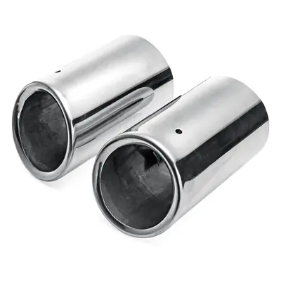 2PCS Stainless Steel Exhaust Pipe Muffler Tail Tip Pipe For Jaguar XE R Sport