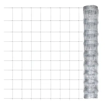 (50x1 m) vidaXL Garden Fence Galvanized Wild Fence Wire Fence Multi Sizes Multi Models