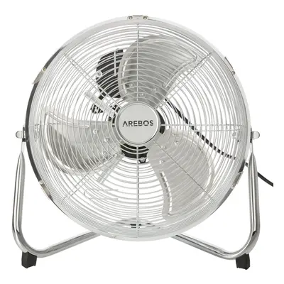 AREBOS Floor fan cm | wind machine retro style | fan | speed levels | high air flow rate | adjus