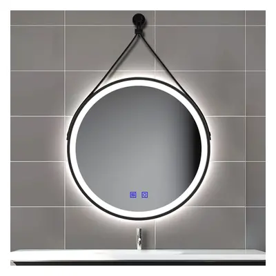 (80cm) Illuminated Round Mirrors with color lights