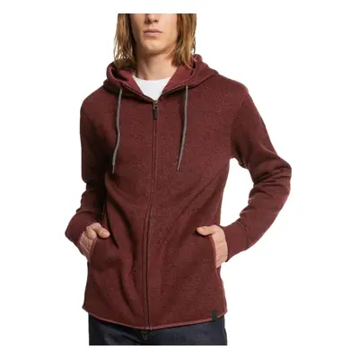 (M, Red) Quiksilver Mens Keller Casual Regular Fitting Zip Up Hooded Jacket