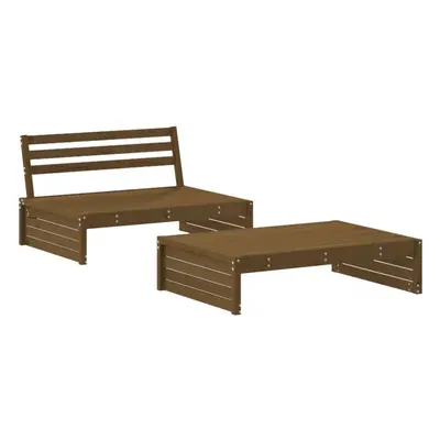 (honey brown) vidaXL Garden Lounge Set Outdoor Modular Sofa Set Piece Solid Wood Pine