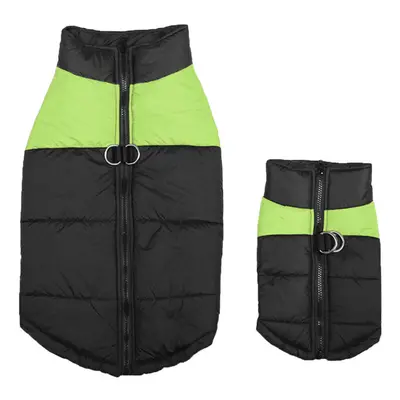 (Green, XL) Dog Winter Waterproof Clothes Warm Soft Coats Jacket