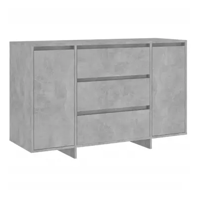 (concrete grey) vidaXL Sideboard with Drawers Chipboard Highboard Cupboard Multi Colours