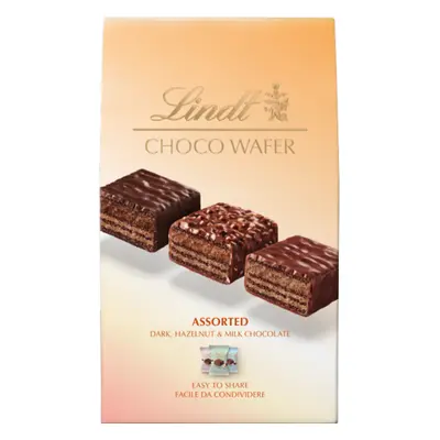 LINDT Choco Wafer - Assorted 138g (Pack of 8)