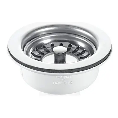 Cabinetsforbathrooms McAlpine BWSTSS 1Â½" Basket Strainer Waste - Stemball Plug - Color : Chrome