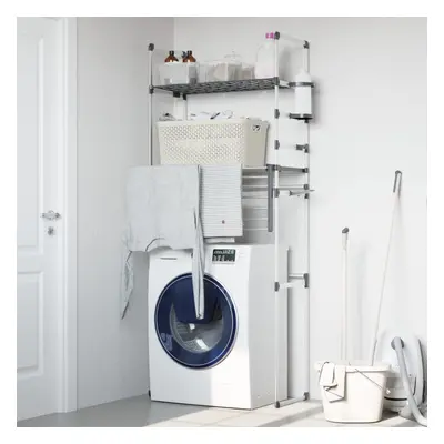 vidaXL Washing Machine Shelf 77x52x192 cm Aluminium