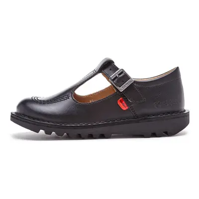 Kickers Kick T-Bar Classic Youth Back to School Shoes in Black 1KF0001002BTW [UK EU 37]