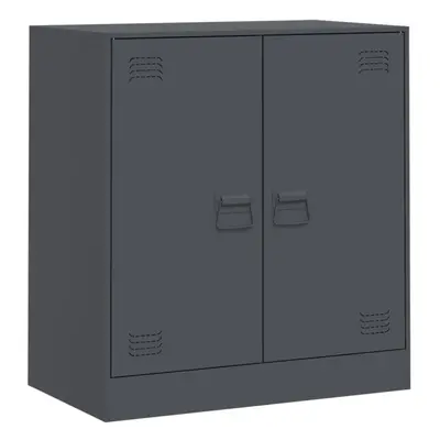 (anthracite) vidaXL Sideboard Home Storage Cupboard Side Cabinet Highboard Anthracite Steel