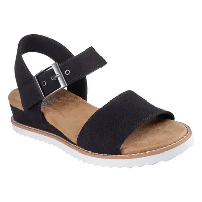 (4 UK, Black) Skechers Womens/Ladies Desert Kiss Serendipitous Sandals