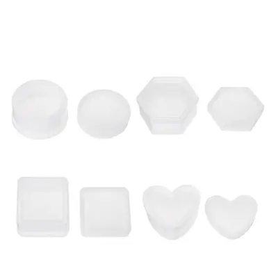 (4 Pcs) DIY Food Jewelry Mould Handmade Crystal Glue Making Set Resin Silicone Mold Kit