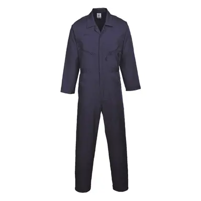 (4XL x Regular, Navy) Portwest Mens Liverpool-zip Workwear Coverall (Pack of 2)