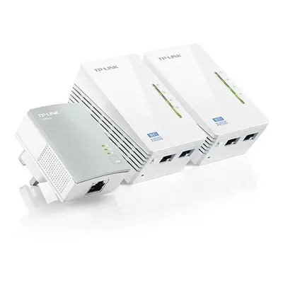 TP-LINK TL-WPA4220T KIT V1.20 600Mbit/s Ethernet LAN Wi-Fi White 3pc(s) PowerLine network adapte