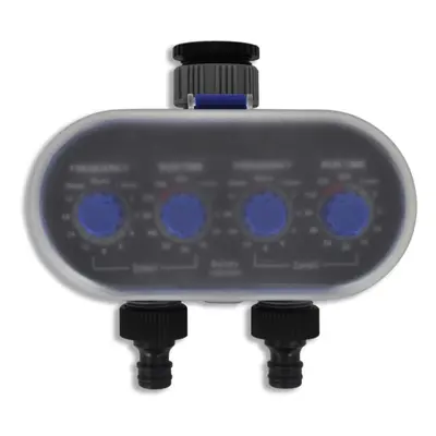 Electronic Water Timer Irrigation Timer Garden Watering System Double Outlet