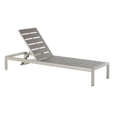 Sun Lounger Metal Grey NARDO