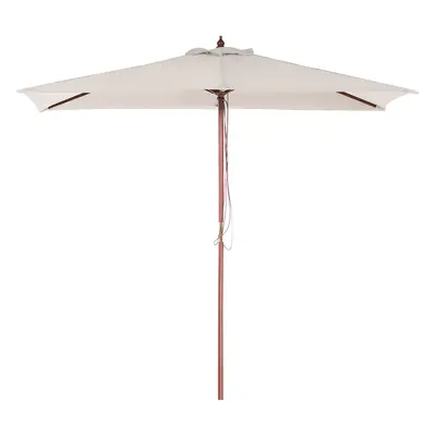 Garden Market Parasol 1.44 x 1.95 m Beige FLAMENCO