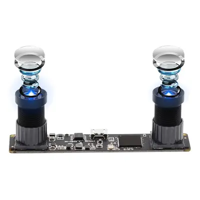 Synchronized Dual Lens USB Camera with CMOS OV9750 Sensor Webcam 1.3MP 3D VR USB Camera Module O