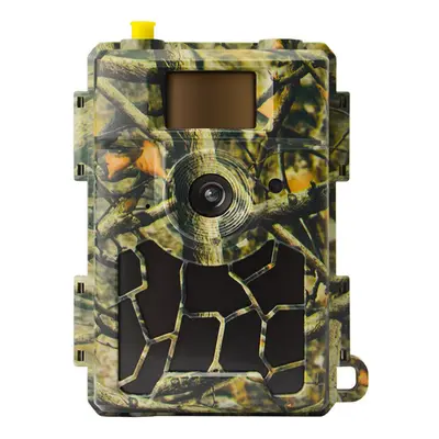 (AU Plug) Wide Angle 24MP Scouting Trail Camera 0.4 Trigger Trap Monitoring IP66 Infrared Heat S