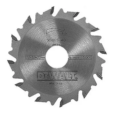 DeWalt DT1306-QZ Extreme Biscuit Jointer Blade 102mm x 22mm x Tooth