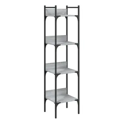 (grey sonoma, x x 138.5 cm) vidaXL Bookshelf Bookcase Storage Cabinet Shelving Unit Rack Enginee