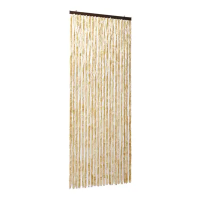 vidaXL Fly Curtain Door Curtain Fly Screen Curtain Beige 100x230 cm Chenille