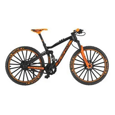 (F) 1:10 3D Mini Multi-color Alloy Mountain Racing Bicycle Rotatable Wheel Diecast Model Toy for