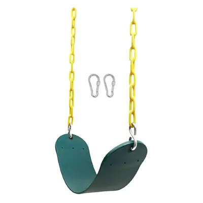 (Blue) Heavy Duty Swings Seats Playground Swing Set with 66" Swing Chain and Snap Hooks For Kids