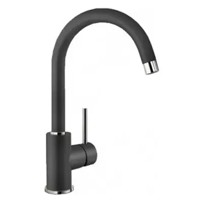 BLANCO MIDA Single Lever Kitchen Tap in Antracite Black Silgranit