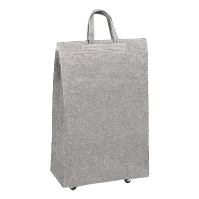 (Gray) In Pulley Bag Shopping Bag Portable Luggage Bag Camping Travel Storage Handbag