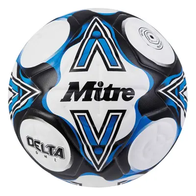 (4, White/Black/Blue) Mitre Delta One Football