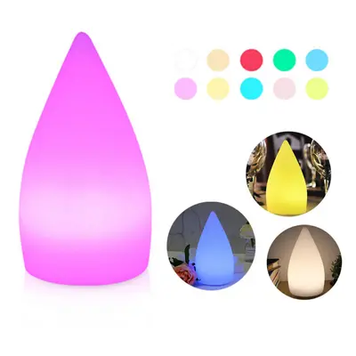 Rechargeable Colorful LED WiFi APP Control Night Light Smart Water Drop Shape Table Lamp Compati