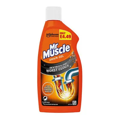 Mr Muscle Drain Gel 500ml (Pack of 6)