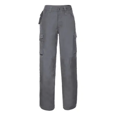 (46W x Regular, Convoy Grey) Russell Work Wear Heavy Duty Trousers / Pants(Regular)