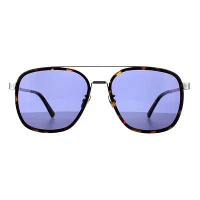 Police Sunglasses SPLC49 Lewis 04BL Dark Havana Blue