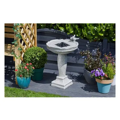 Feathered Friends Water Feature Smart Solar Stone Effect