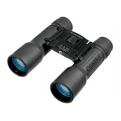 Barska Optics - Binoculars AB10114 16x32 Lucid View- Black Compact- Blue Lens